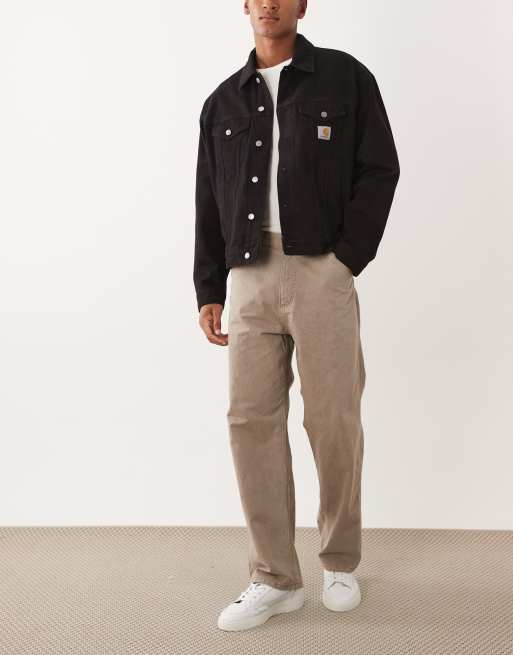 Pantalones color crema lavado de estilo carpintero Alex de Jack & Jones, 2 de 5
