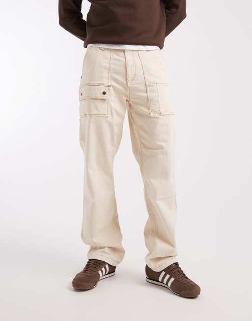 Pantalones color crudo de corte recto suelto de Lee x Crayola (parte de un conjunto)