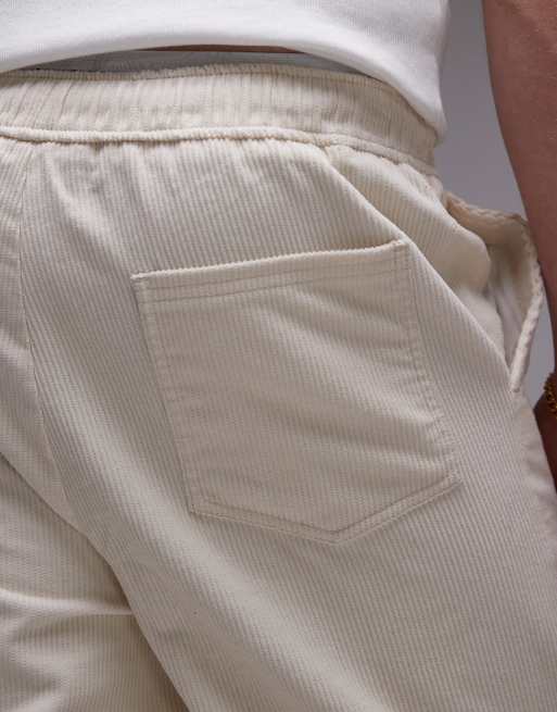 Pana Beige Pantalon Pana Crudo Hombre Pantalón Pana Slim Fit