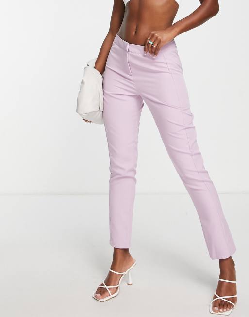 Pantalones color malva de corte sartorial de Unique21