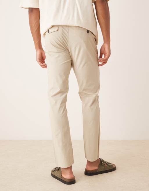 Pantalones color piedra Brescia de Scalpers ASOS