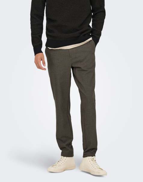 Pantalones color teca de ONLY & SONS - view 1