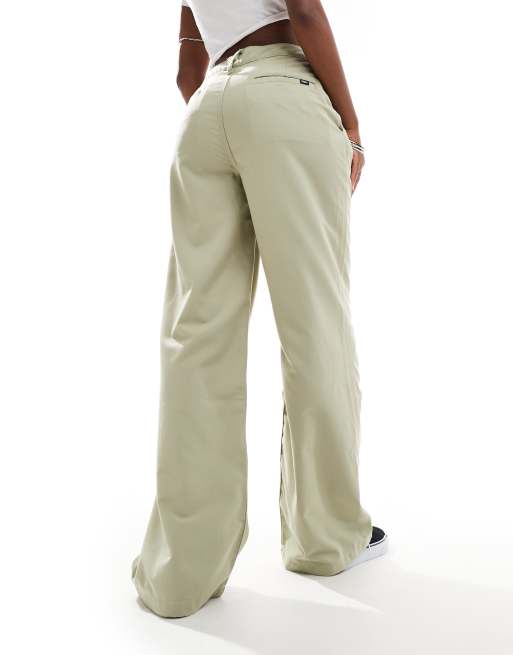 Pantalones color tostado claro holgados con pinzas Alder de Vans, 2 de 5