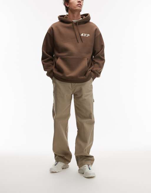 Pantalones color tostado claro lavado de estilo carpintero de lona de Dickies, 3 de 5