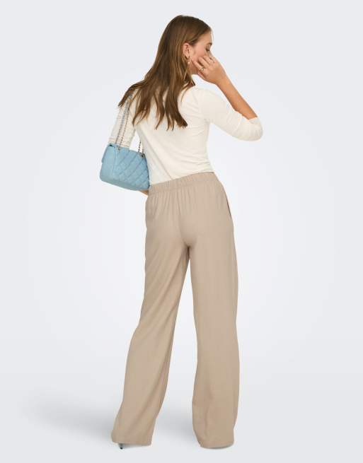 Pantalones color tostado Oxford de ONLY, 5 de 6