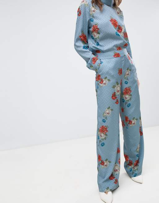 Pantalones con estampado de flores Natacha de Gestuz