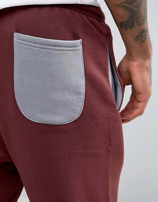 Simular Tamano relativo Touhou Pantalones confort con diseño colour block de American Apparel | ASOS