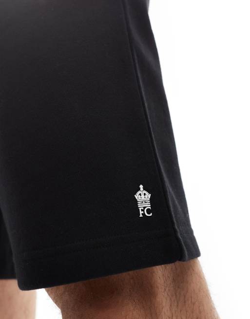 Pantalones corto cargo negros de punto de French Connection, 5 de 5