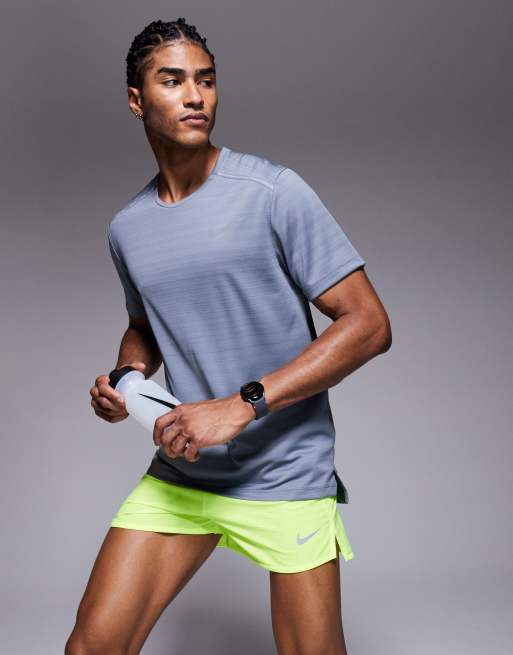 Pantalones cortos 3" amarillo neón con forro estilo calzoncillos Dri-FIT Fast de Nike Running, 4 de 5