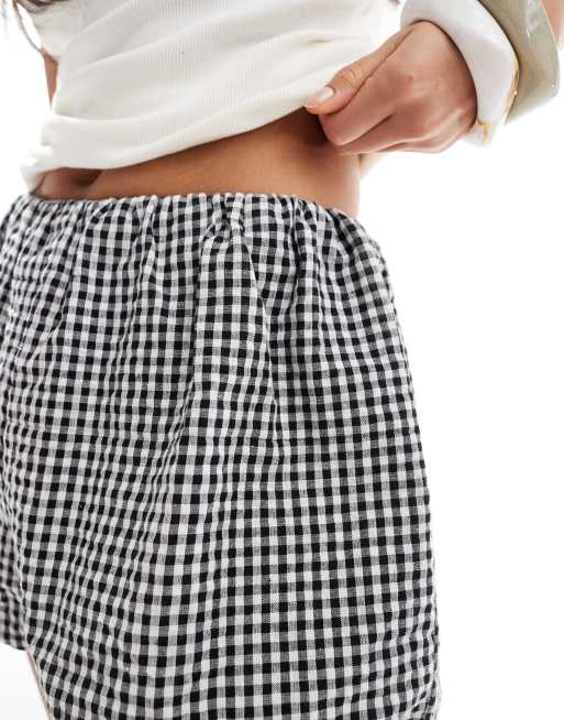 Pantalones cortos a cuadros vichy estilo bombachos de ASOS DESIGN, 2 de 5