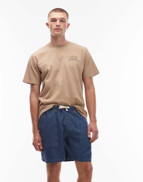 Pantalones cortos azul añil holgados con acabado texturizado de Rhythm - view 1