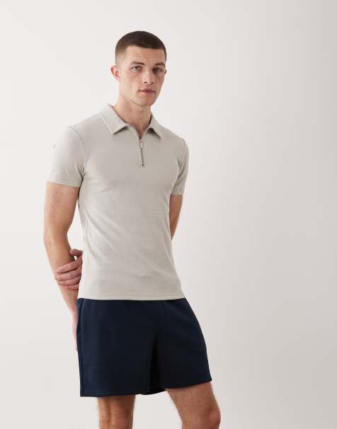 Pantalones cortos azul marino básicos extragrandes de punto liso Essentials de ASOS DESIGN (parte de un conjunto) - view 1