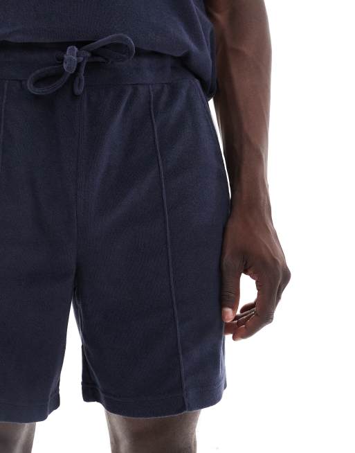 Pantalones cortos azul marino con logo de tejido rizado de GANT (parte de un conjunto), 5 de 5