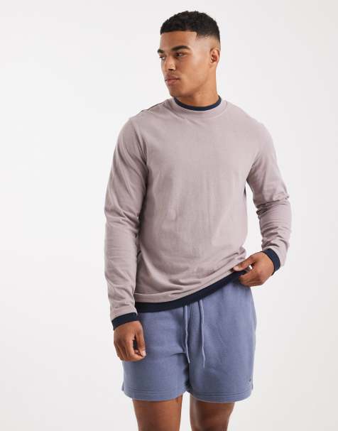 Pantalones cortos azul marino de corte holgado por la rodilla de Hollister - view 1