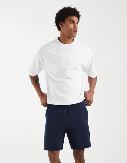 Pantalones cortos azul marino de punto Tech Fleece de Nike, 2 de 5