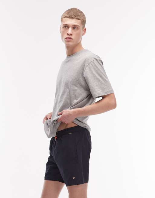 Pantalones cortos azul marino Haldane de Napapijri, 3 de 5
