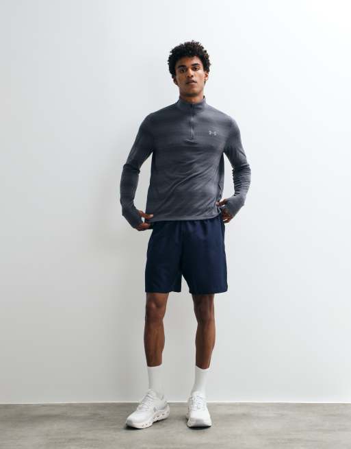 Pantalones cortos azul marino medianoche Tech Wordmark de Under Armour, 4 de 5