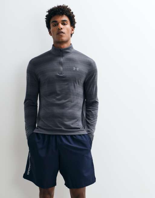 Pantalones cortos azul marino medianoche Tech Wordmark de Under Armour, 5 de 5