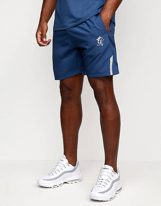 Hombre Pantalones cortos | Pantalones cortos azul marino Sport Energy de Gym King - YS66753