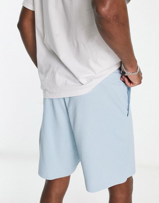 Shorts azules de punto de arroz de New Look - Grey Short sports