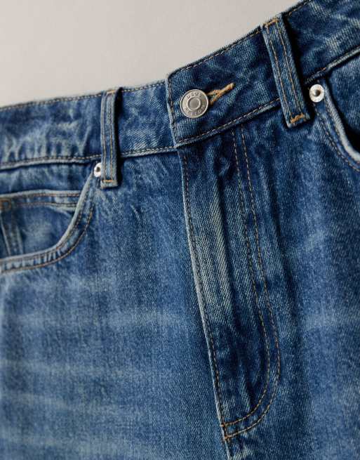 Pantalones cortos azul medio holgados estilo bermudas de ASOS DESIGN, 6 de 7