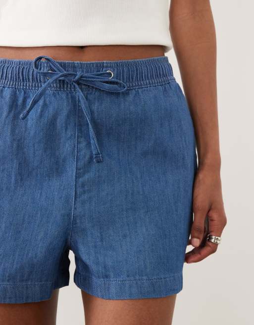 Pantalones cortos azul medio sin cierres de New Look, 5 de 5