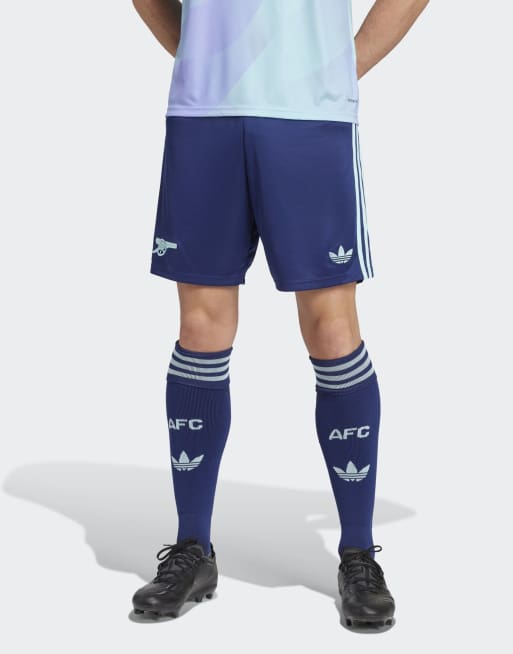 Pantalones cortos azul nocturno con diseño de la tercera equipación del Arsenal 24/25 de adidas Performance