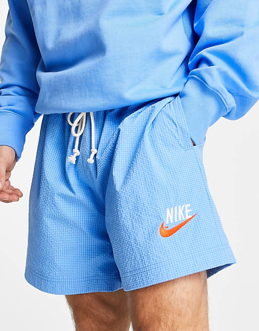 Hombre Pantalones cortos | Pantalones cortos azul universitario de sirsaca impermeable Trend de Nike - VW38992