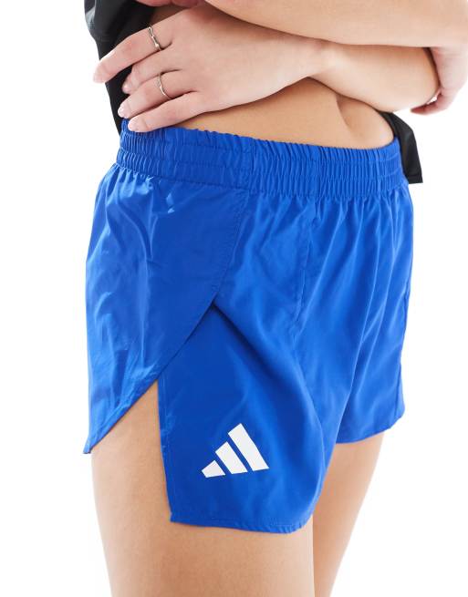 Pantalones cortos azules Adizero Split de adidas Running, 4 de 5