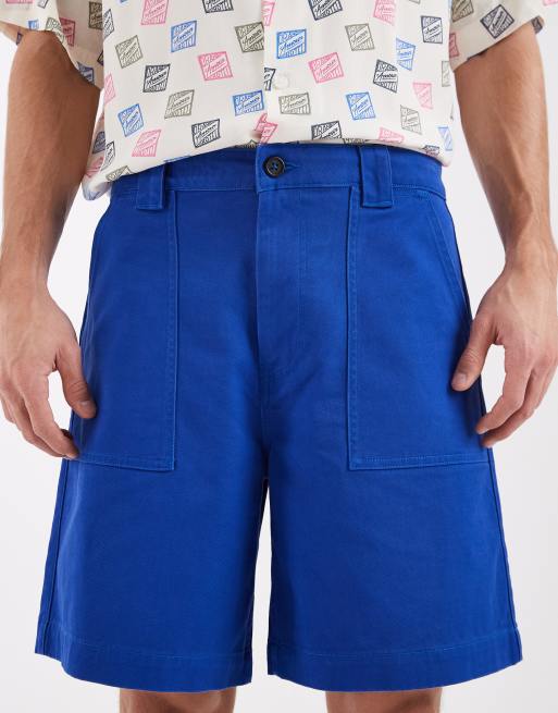 Pantalones cortos azules con detalle Amour de Selected x Hotel, 4 de 5
