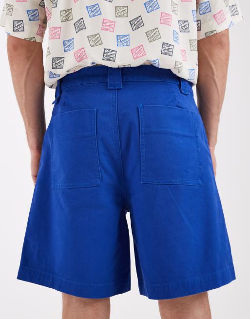 Pantalones cortos azules con detalle Amour de Selected x Hotel, 5 de 5