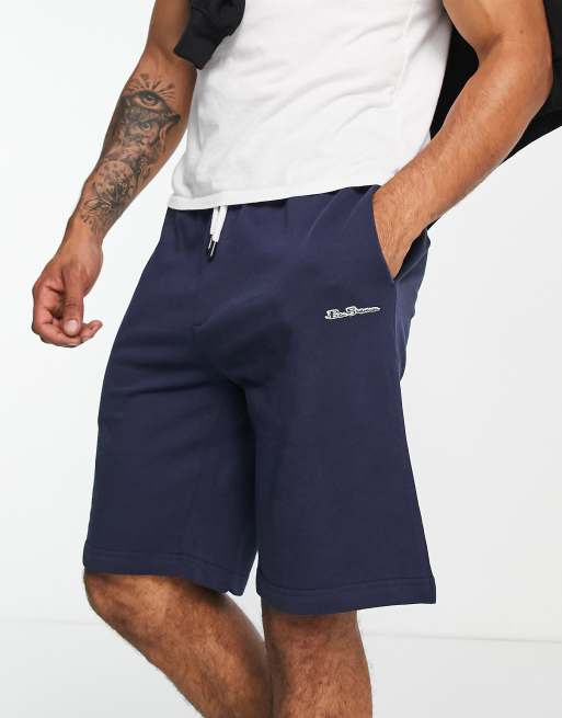 Pantalones cortos azules con logo de Ben Sherman