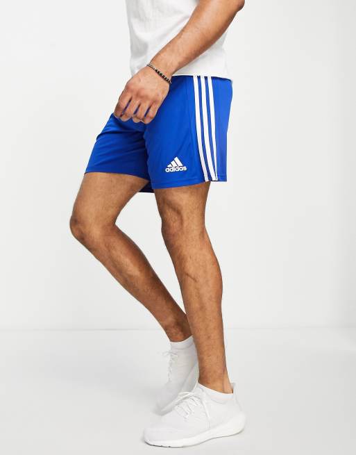 Pantalones cortos azules con rayas en el lateral Squadra 21 de adidas Football