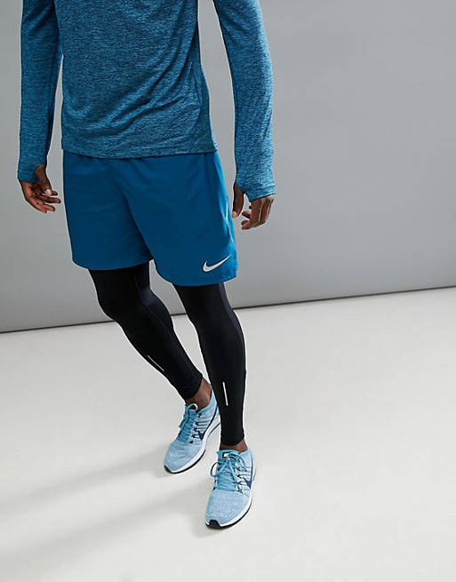 vendaje piel semiconductor Pantalones cortos azules de 7 pulgadas Flex distance 892911-474 de Nike  Running | ASOS