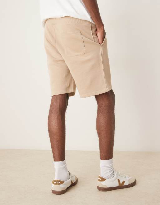 Pantalones cortos beis con logo de escudo de tejido de sudadera de GANT (parte de un conjunto), 5 de 5