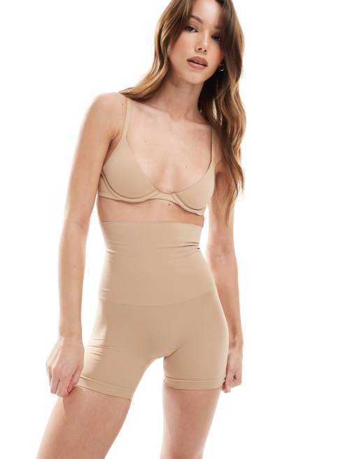 Pantalones cortos beis moldeadores sin costuras Tammy de Vero Moda