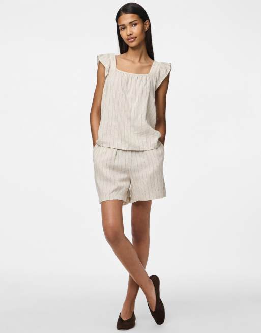 Pantalones cortos blanco abedul de Pieces