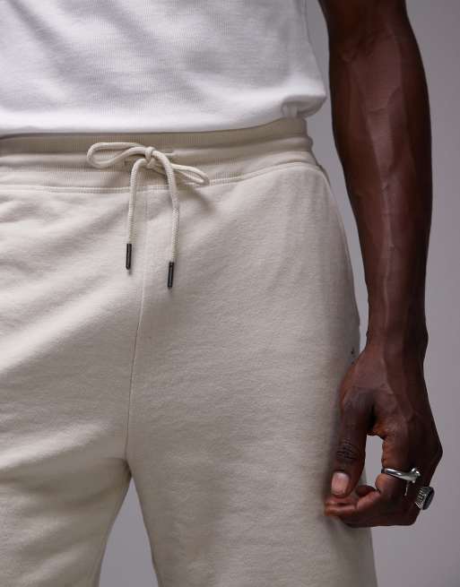 Pantalones cortos blanco hueso con logo de punto de Tommy Hilfiger, 5 de 5
