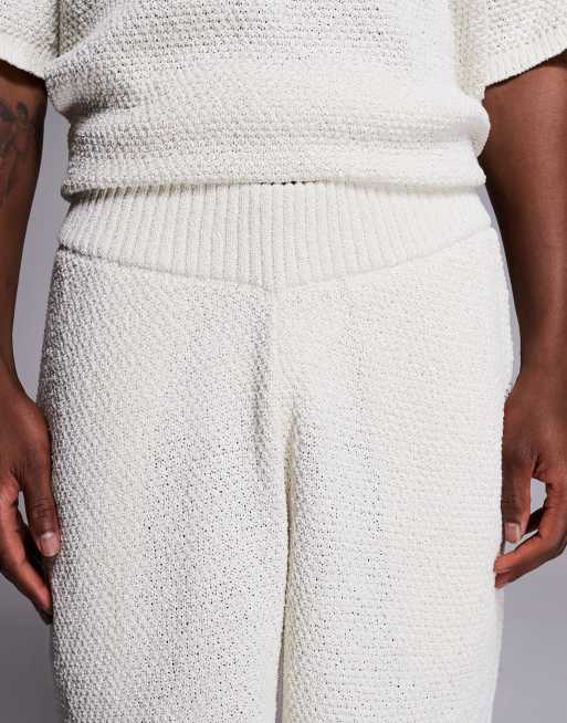 Pantalones cortos blanco hueso de punto de Good For Nothing (parte de un conjunto), 5 de 5