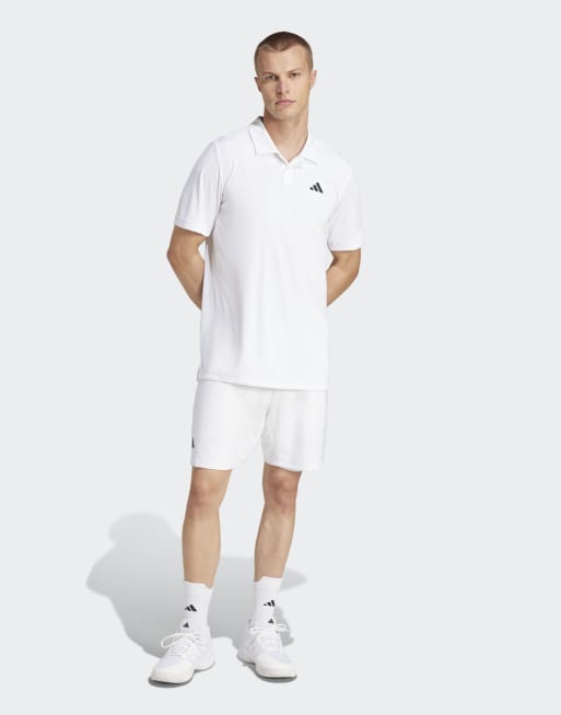 Pantalones cortos blancos con diseño 2 en 1 Club Tennis Climacool de adidas Performance