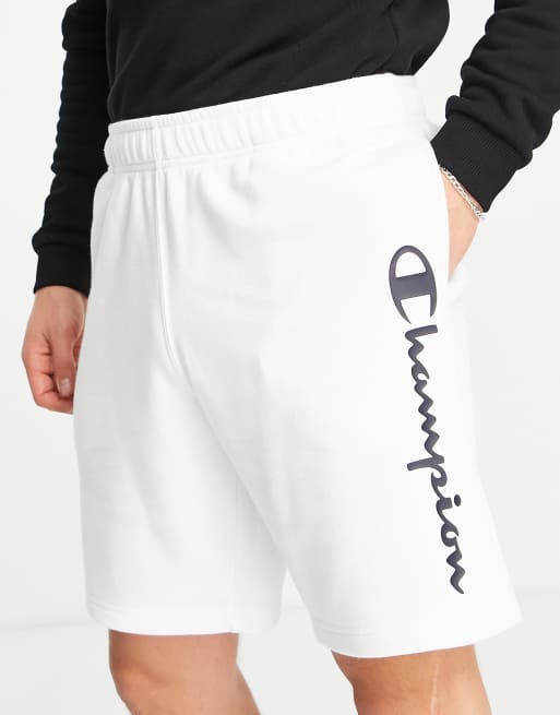Pantalones cortos blancos logo grande de ASOS
