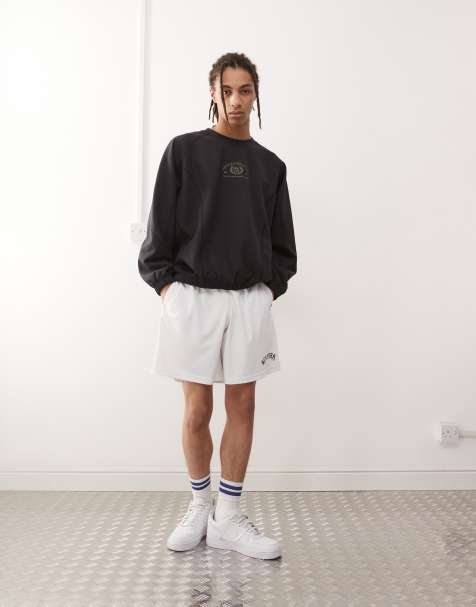 Pantalones cortos blancos y negros con logo de los NY Yankees estampado de 47 Brand - view 1
