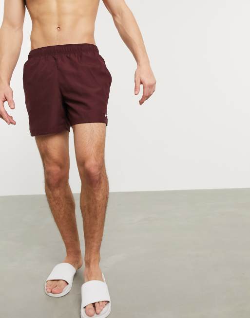 Pantalones cortos burdeos de 5 pulgadas Volley de Nike Swimming, 4 de 4