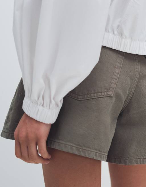 Pantalones cortos caquis de corte alargado de ASOS DESIGN, 5 de 12