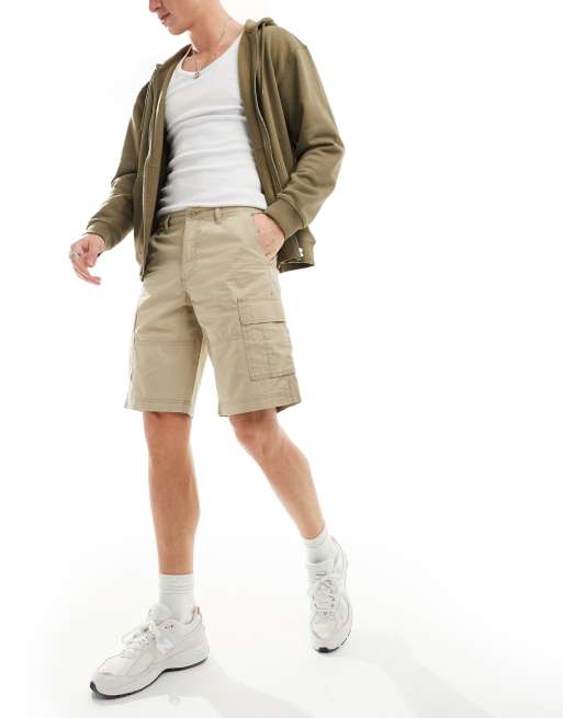 Pantalones cortos cargo beis de Jack & Jones