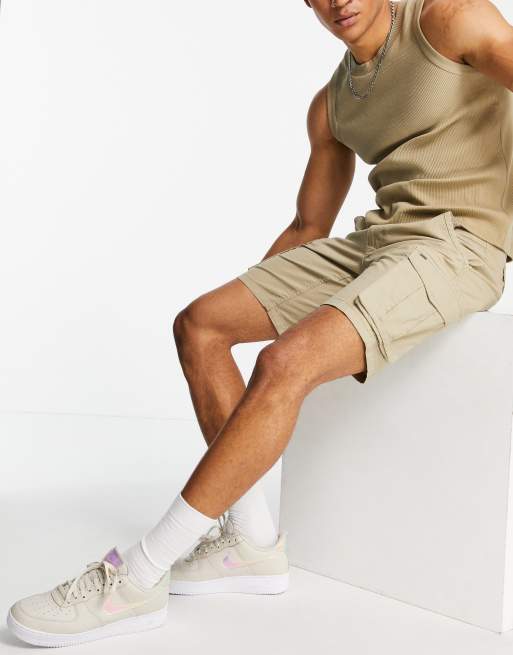 Pantalones cortos cargo en color tostado de Only & Sons