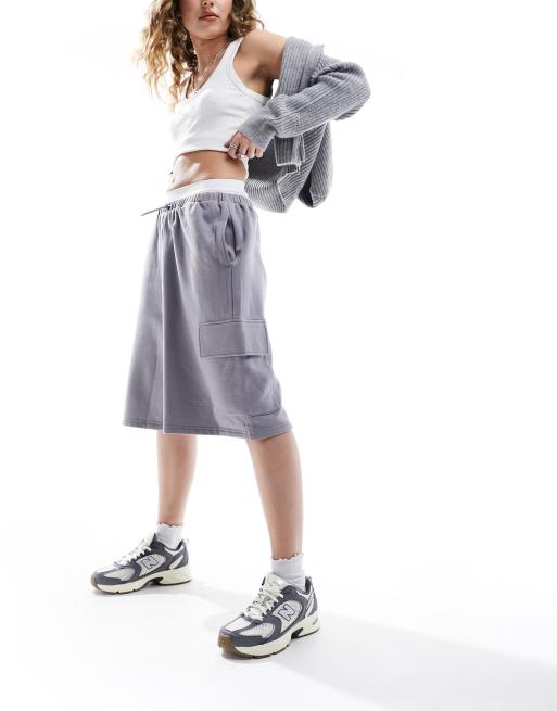 Pantalones cortos cargo grises de ASOS DESIGN