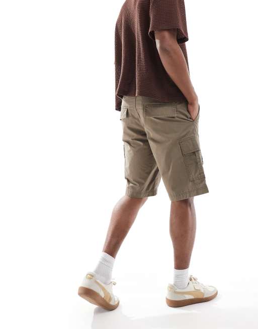 Pantalones cortos cargo marrones de corte suelto de Jack & Jones, 4 de 5