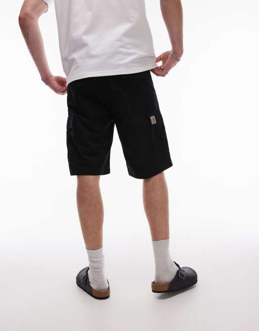 Pantalones cortos cargo negros Aviation de Carhartt WIP, 3 de 5