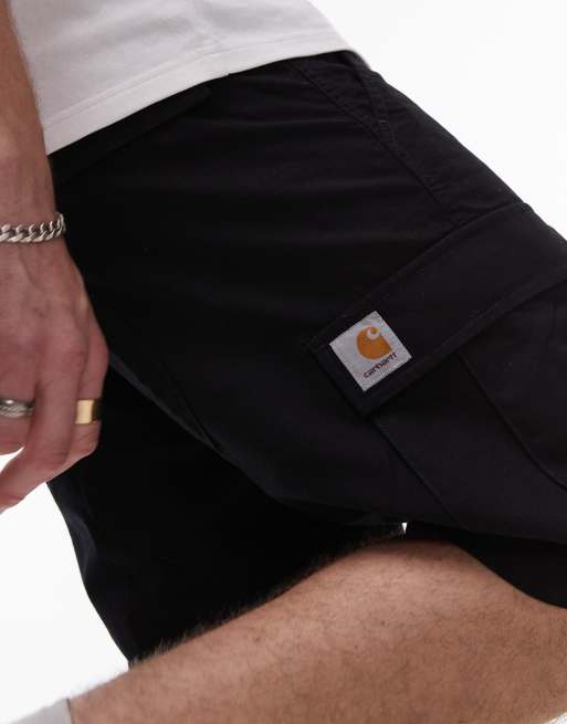 Pantalones cortos cargo negros Aviation de Carhartt WIP, 4 de 5
